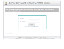 Tablet Screenshot of intranet.usenghor-francophonie.org